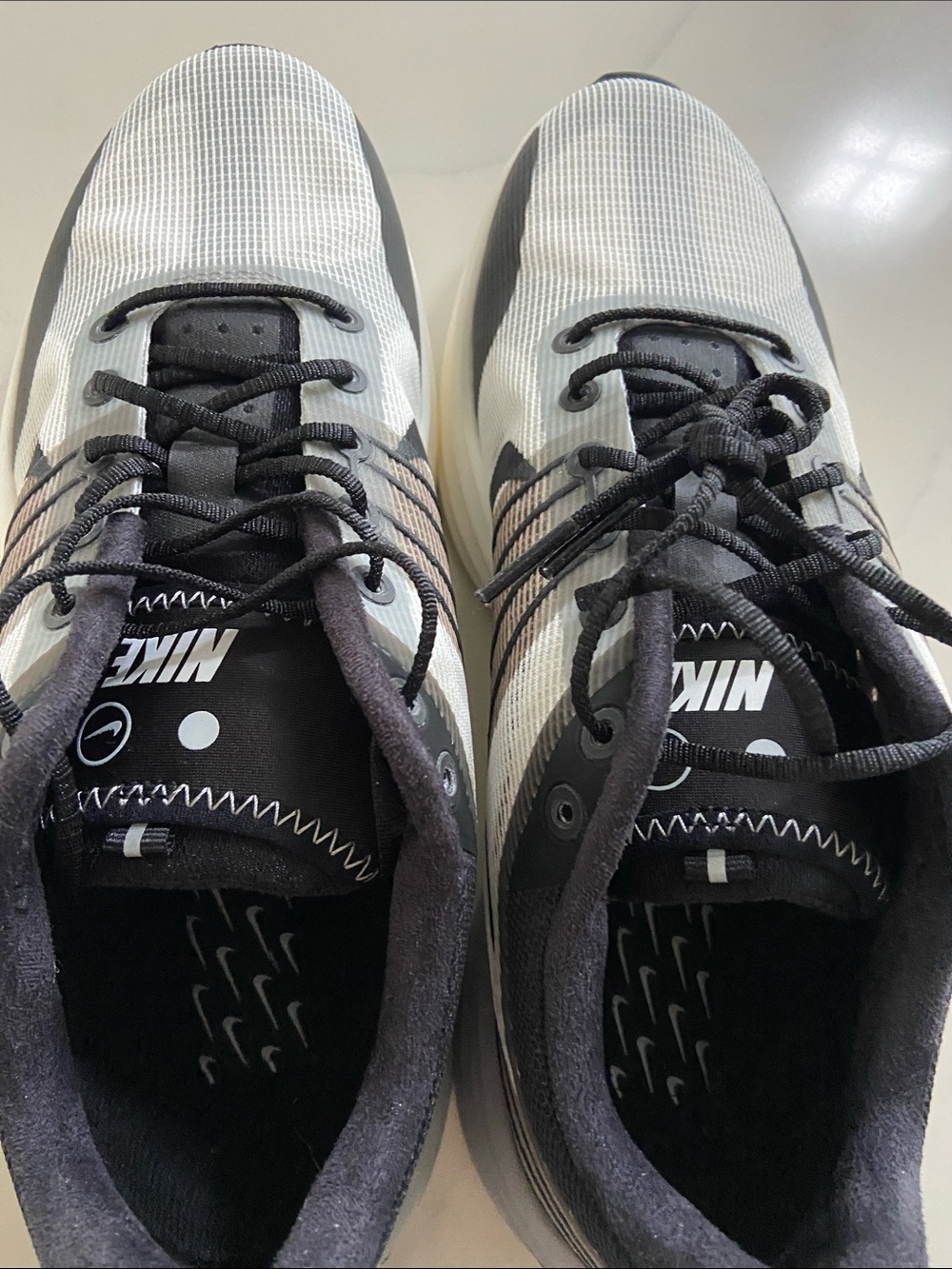 Nike Men’s Black, White and Gray Athletic Running Shoes - Picture 8 of 16